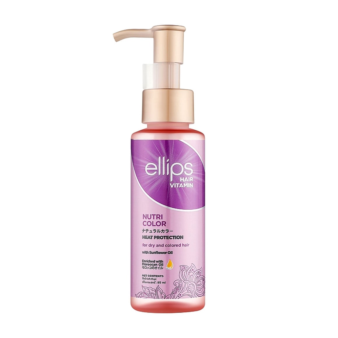 Олія для волосся Ellips Hair Vitamin Nutri Color Сяйво кольору, 95 мл